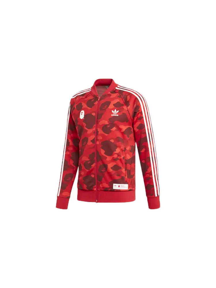 Спортивная куртка Adidas X BAPE Adicolor — изображение 1 из 2, красный