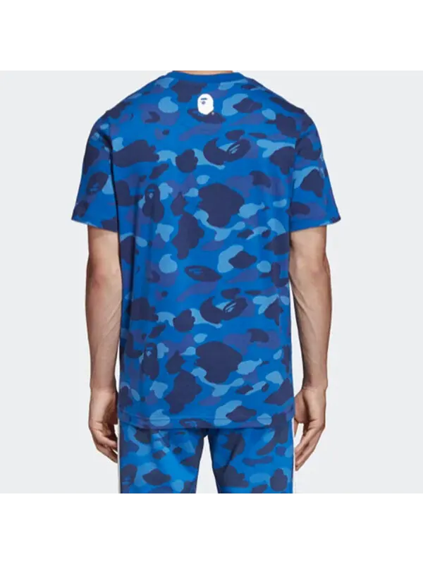 Футболка xa bathing ape adicolor camo футболка Adidas — изображение 3 из 4, синий
