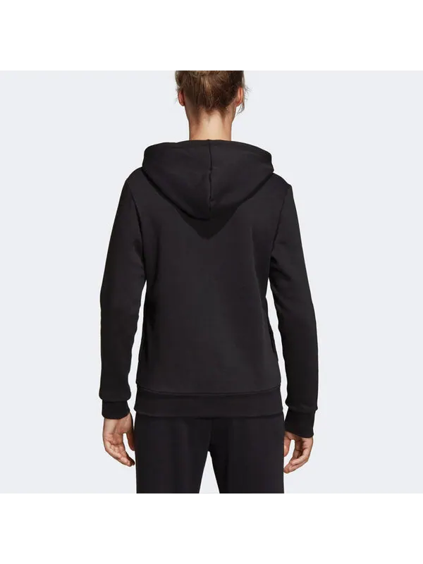 Толстовка (WMNS) adidas Essentials Linear Black — изображение 4 из 4, черный