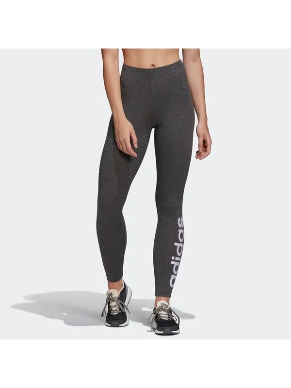 Леггинсы Essentials линейные леггинсы Adidas — изображение 3 из 4, черный/белый