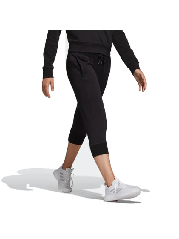 Брюки Essentials линейные брюки 3 4 азиатские размеры Adidas — изображение 3 из 3, черный