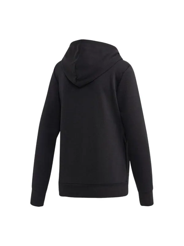 Толстовка Essentials линейный пуловер с капюшоном азиатские размеры Adidas — изображение 2 из 2, черный