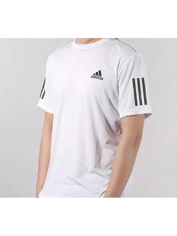 Футболка men's club 3str short sleeve white t-shirt Adidas — изображение 3 из 4, белый