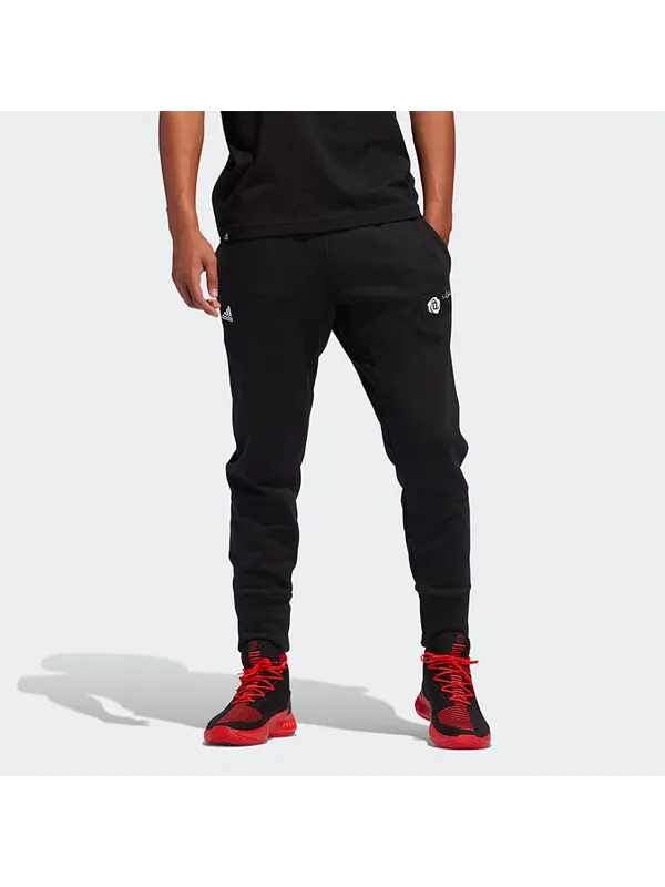 Спортивные штаны adidas Rose Pant Basketball Long Pants Black — изображение 3 из 4, черный