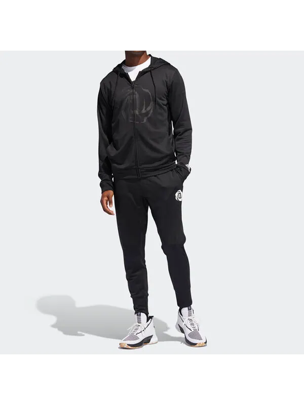 Спортивные штаны adidas Rose Pant 3 Basketball Training Sports Long Pants Black — изображение 3 из 4, черный