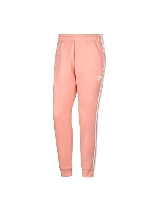 Спортивные штаны Adidas originals Sst Tp Solid Color Straight Sports Pants Pink — изображение 1 из 2, розовый