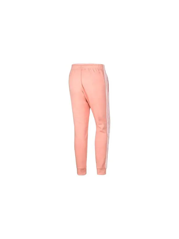 Спортивные штаны Adidas originals Sst Tp Solid Color Straight Sports Pants Pink — изображение 2 из 2, розовый