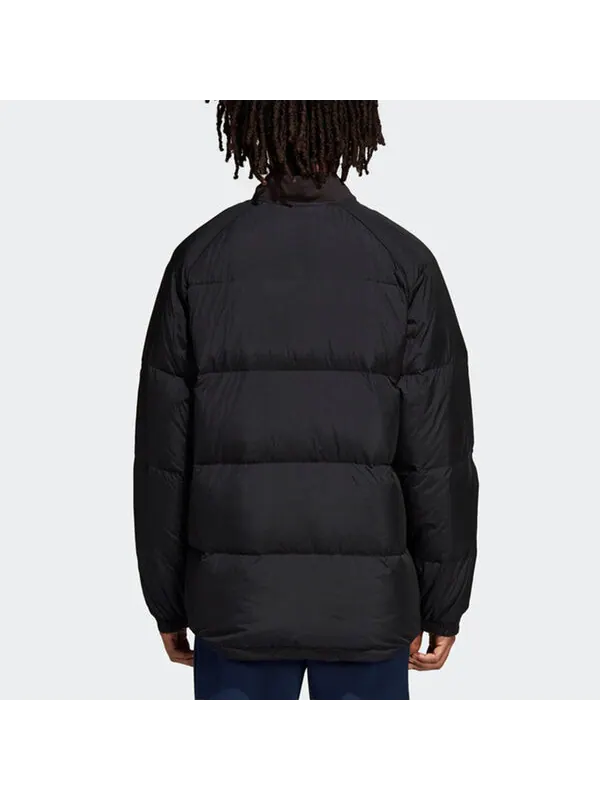 Пуховик adidas originals Graphic JKT Contrasting Colors Windproof Stay Warm Sports Down Jacket Black — изображение 3 из 4