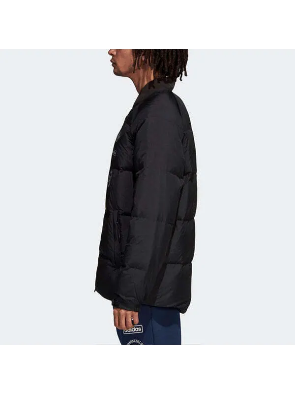 Пуховик adidas originals Graphic JKT Contrasting Colors Windproof Stay Warm Sports Down Jacket Black — изображение 4 из 4