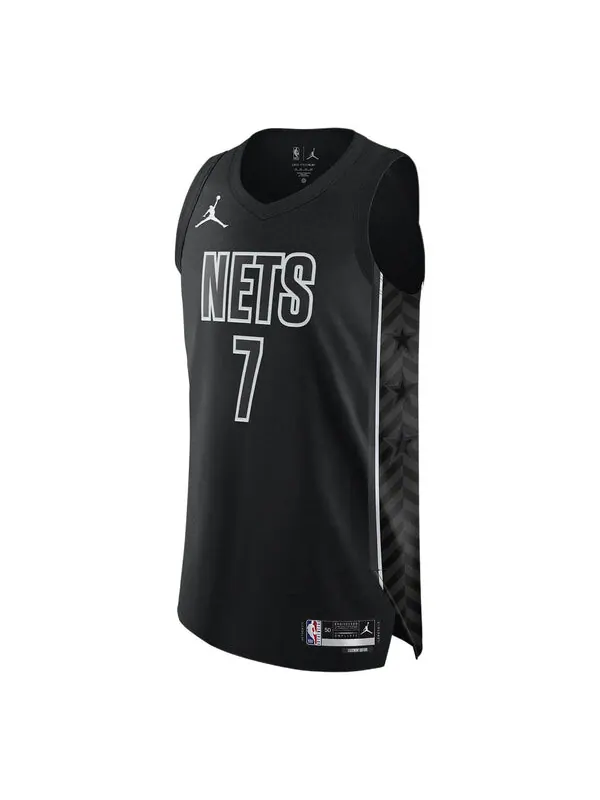 Майка Air Jordan x NBA Brooklyn Nets Jersey 'Kevin Durant 7' — изображение 1 из 2, черный/синий/мульти