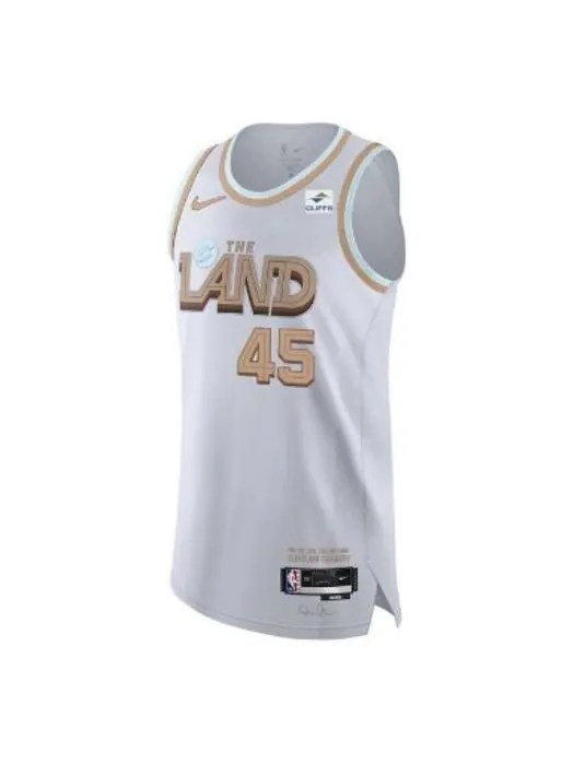 Майка Nike x NBA Donovan Mitchell Cleveland Cavaliers Jerseys 'White' — изображение 1 из 2, белый/бежевый