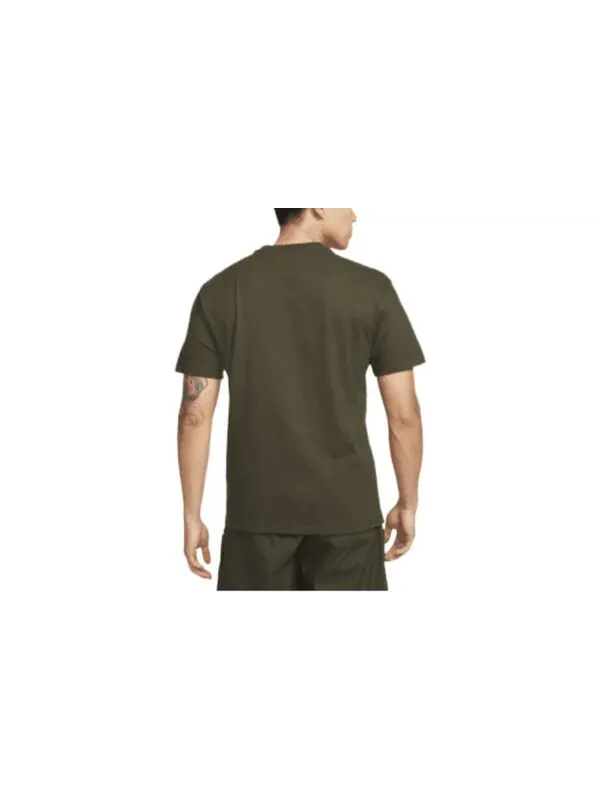 Футболка Men's Nike Landscape Logo Printing Round Neck Casual Short Sleeve Green T-Shirt — изображение 2 из 3, мульти
