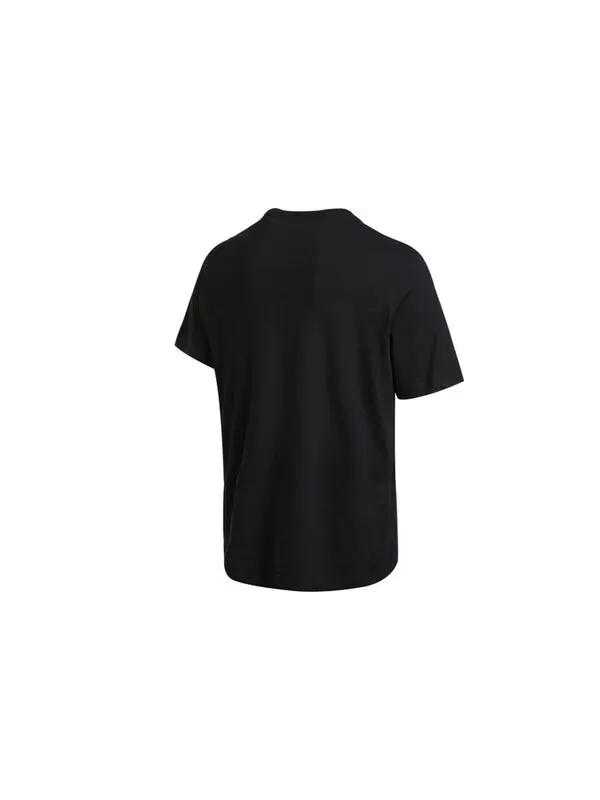 Футболка Nike Sportswear Alphabet Flowers Printing Round Neck Casual Short Sleeve Black — изображение 2 из 4, мульти