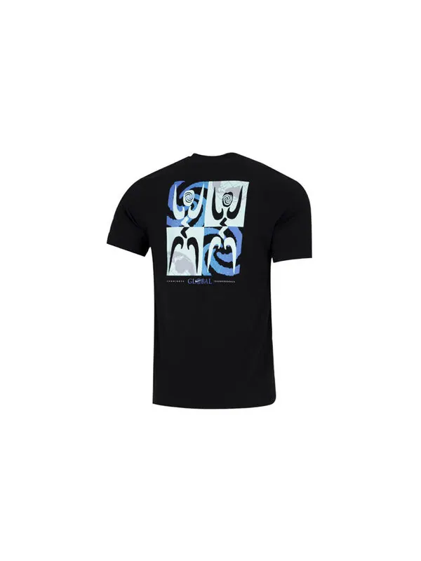 Футболка Men's Nike Logo Printing Casual Short Sleeve Black T-Shirt — изображение 2 из 4, мульти