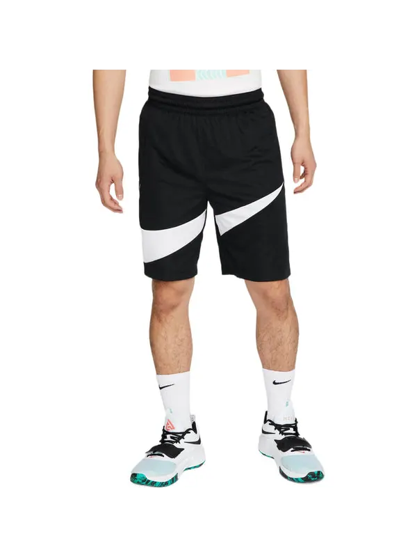Шорты men's colorblock large logo printing casual shorts black Nike — изображение 3 из 4, мульти