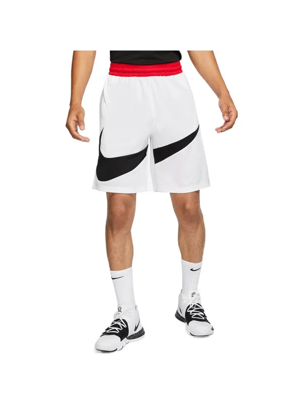 Шорты men's logo printing elastic waistband casual shorts white Nike — изображение 3 из 3, мульти