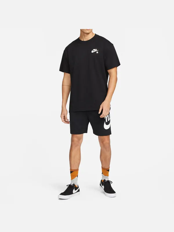 Шорты men's alphabet logo lacing straight casual shorts black Nike — изображение 3 из 4, мульти