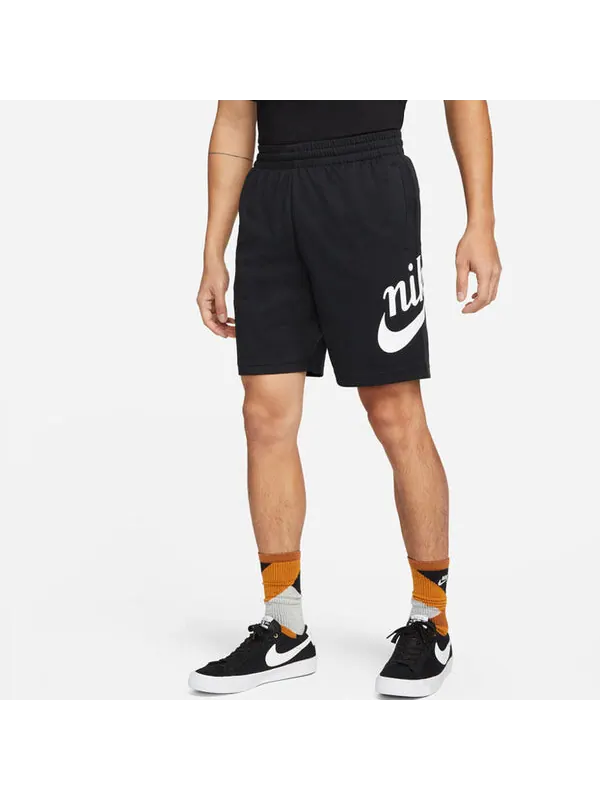Шорты men's alphabet logo lacing straight casual shorts black Nike — изображение 4 из 4, мульти