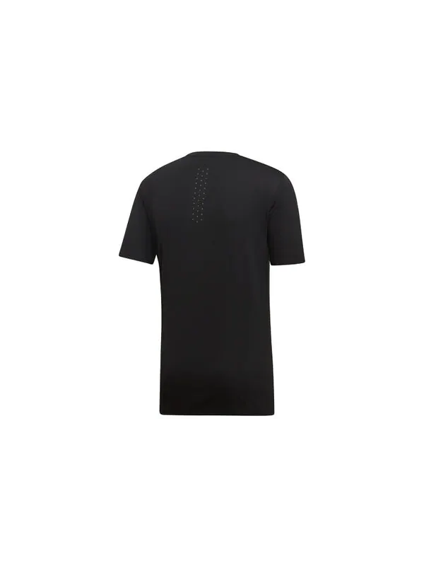 Футболка logo breathable short sleeve black Adidas — изображение 2 из 4, черный