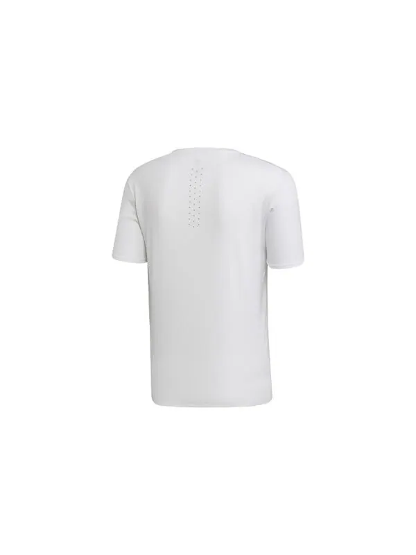 Футболка logo breathable short sleeve white Adidas — изображение 2 из 4, белый