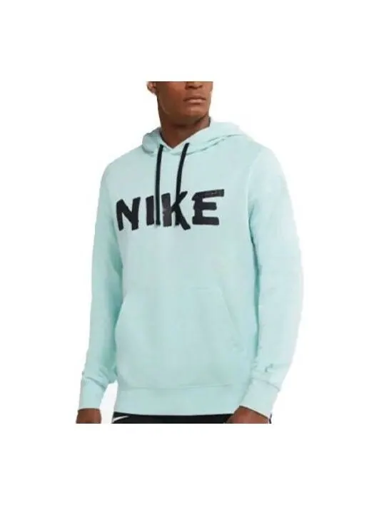 Куртка nsw club graphic pullover hoodie 'aque' Nike — изображение 1 из 1, синий/мульти