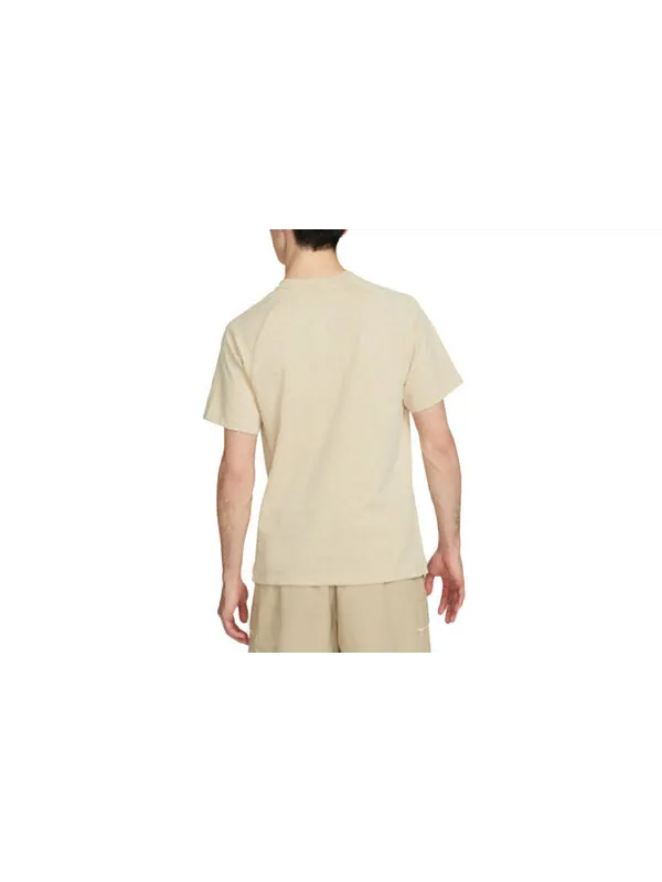 Футболка Nike Solid Color Chest Pocket Round Neck Casual Short Sleeve Yellow — изображение 2 из 2, мульти