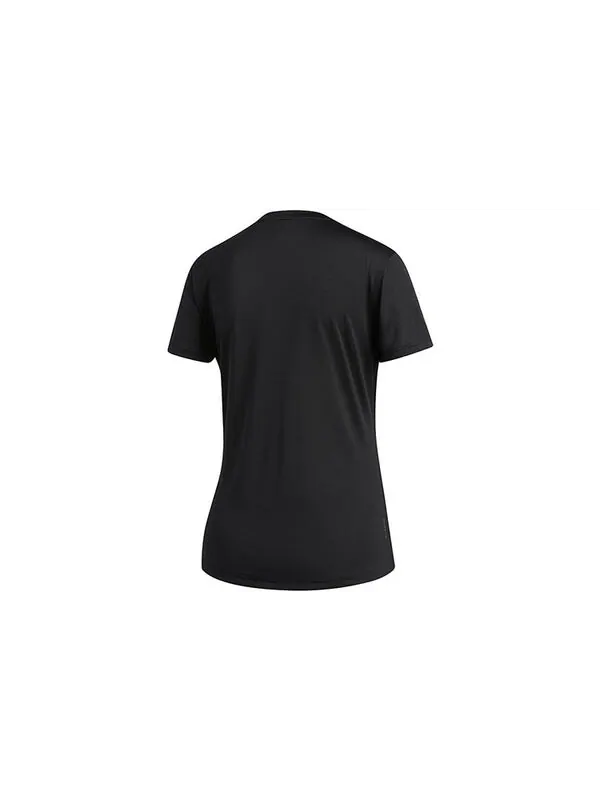 Футболка own the run climalite running short sleeve tee black Adidas — изображение 2 из 4, черный