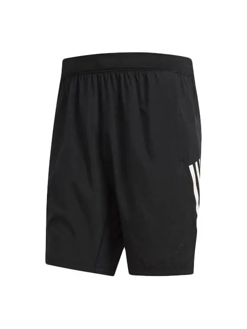 Шорты 4krft tech woven 3-stripes shorts - black Adidas — изображение 1 из 4, черный