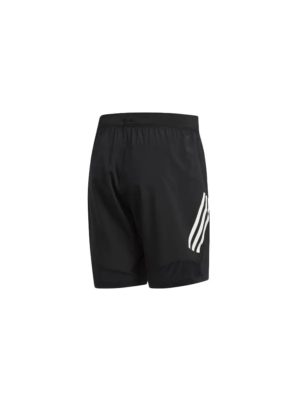 Шорты 4krft tech woven 3-stripes shorts - black Adidas — изображение 2 из 4, черный