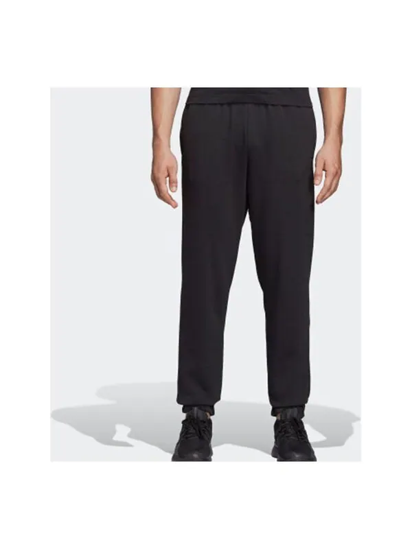 Брюки neo essentials linear tapered logo knit long pants black Adidas — изображение 1 из 4, черный
