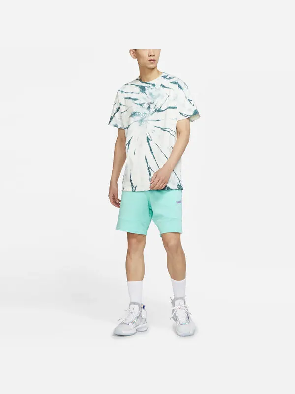 Футболка tie dye printing loose knit short sleeve green Air Jordan — изображение 4 из 4, зеленый
