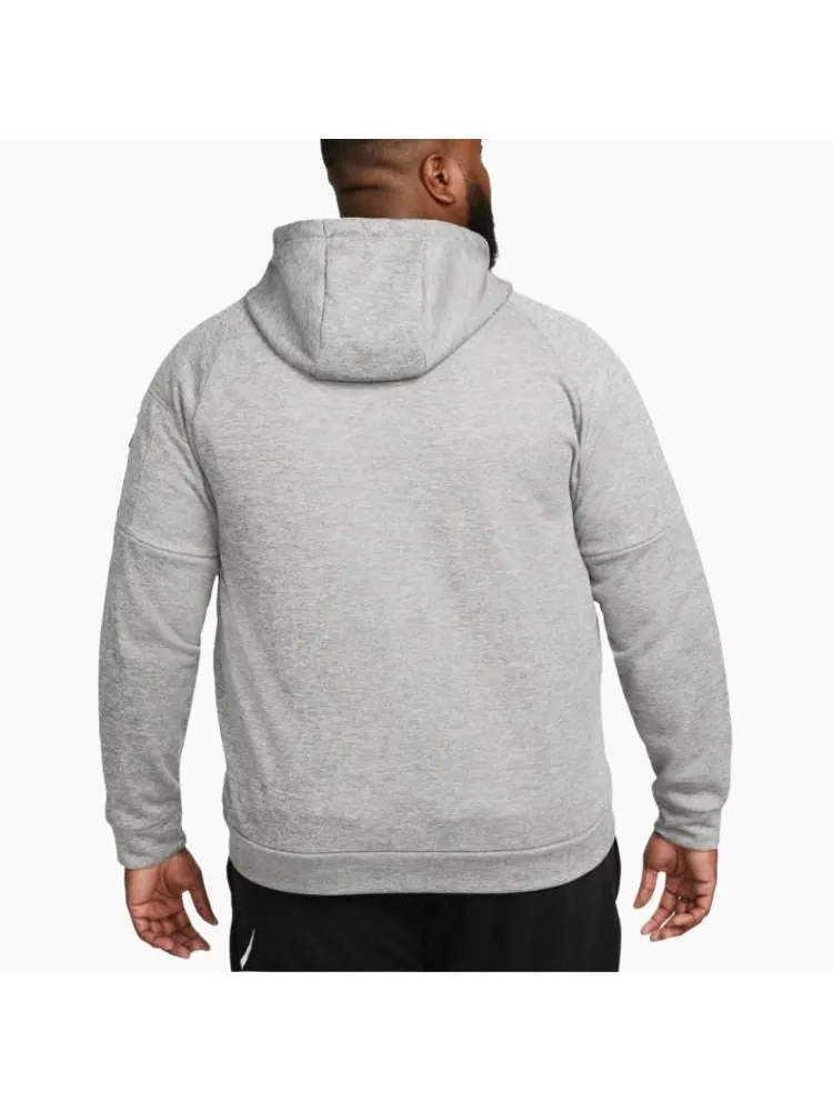 Толстовка Nike Therma-FIT Full-Zip Fitness — изображение 5 из 6, серый