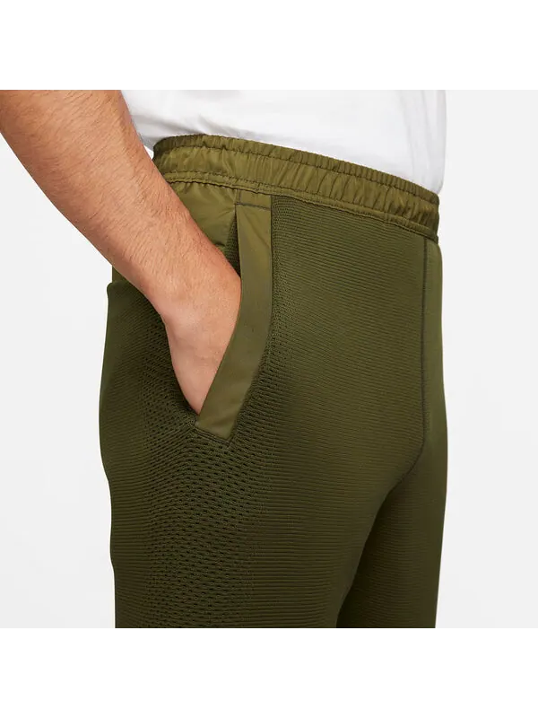 Штаны флисовые фитнес-штаны therma fit adv aps Nike — изображение 2 из 4, зеленый/мульти