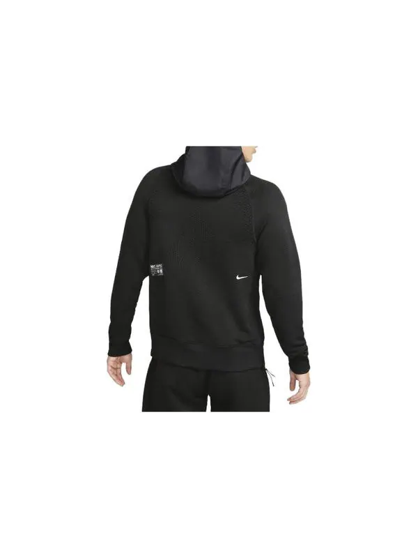 Толстовка Nike Therma-FIT ADV A.P.s. Fleece Fitness Hoodie 'Black' — изображение 2 из 3, черный