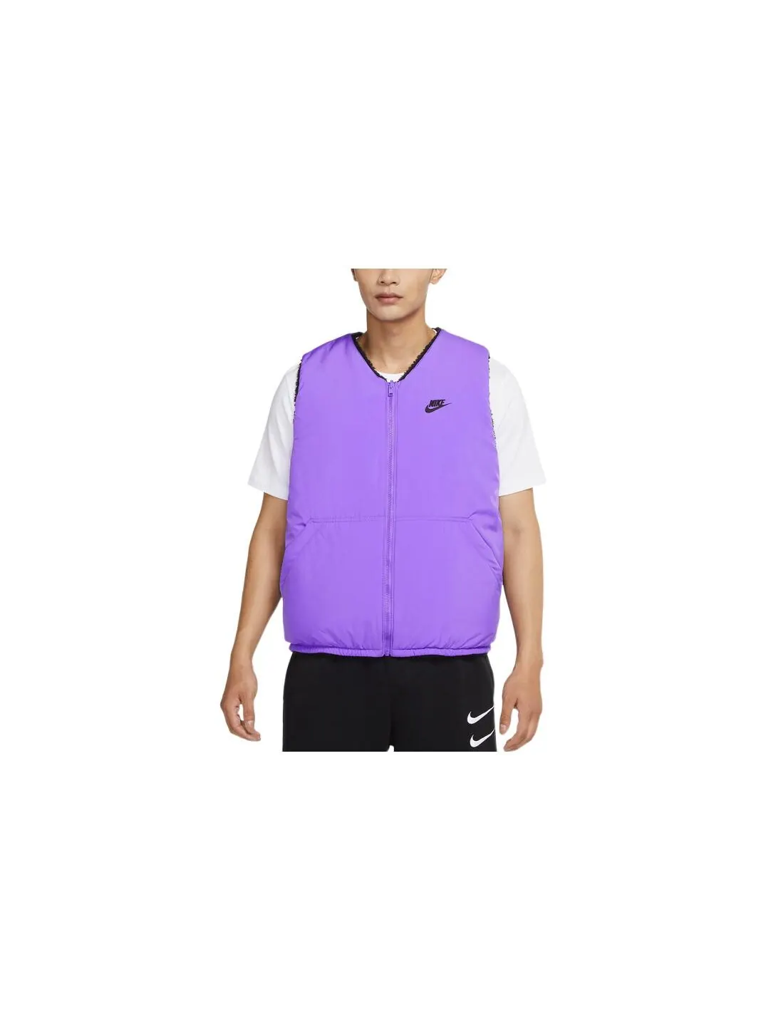 Жилет Nike Club+ Reversible Winterized — изображение 3 из 4, фиолетовый
