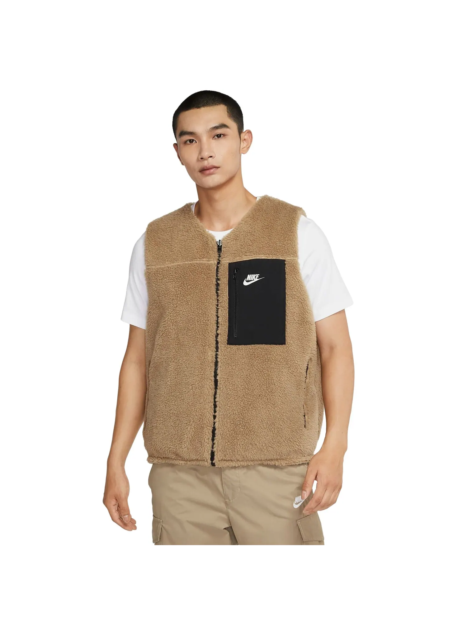 Жилет Nike Club+ Reversible Winterized — изображение 2 из 5, черный