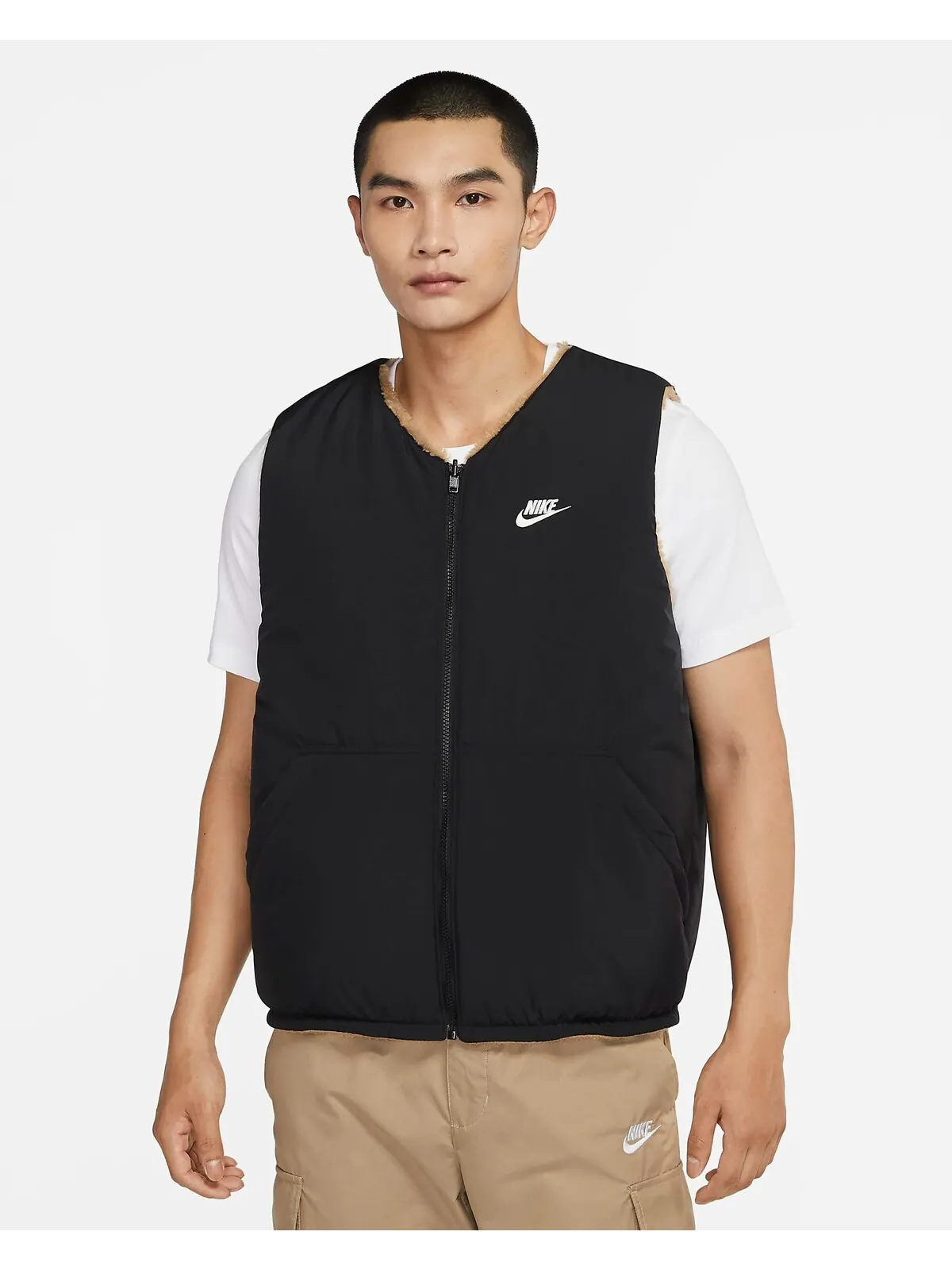 Жилет Nike Club+ Reversible Winterized — изображение 4 из 5, черный