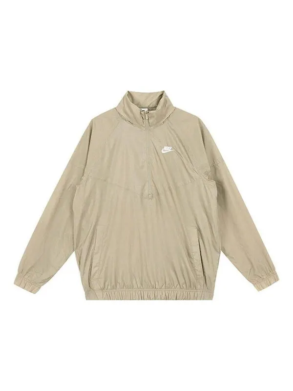 Куртка NikeLab Track Jacket 'Khaki White' — изображение 1 из 3, хаки