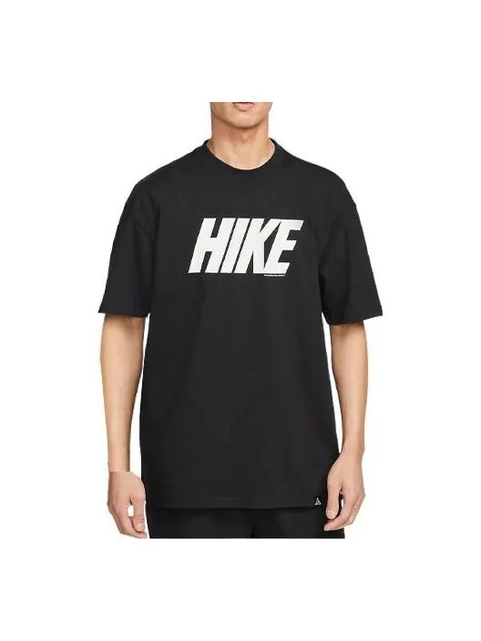 Футболка Men's Nike Alphabet Printing Casual Short Sleeve Round Neck Black T-Shirt — изображение 1 из 2, мульти