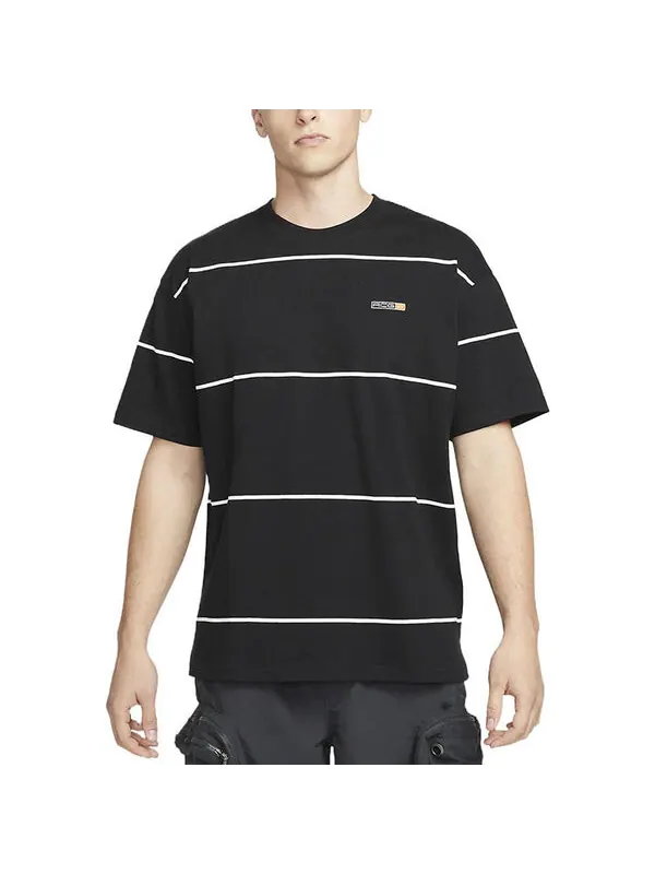 Футболка Nike SS22 ACG Stripe Round Neck Pullover Short Sleeve Black — изображение 4 из 4, мульти