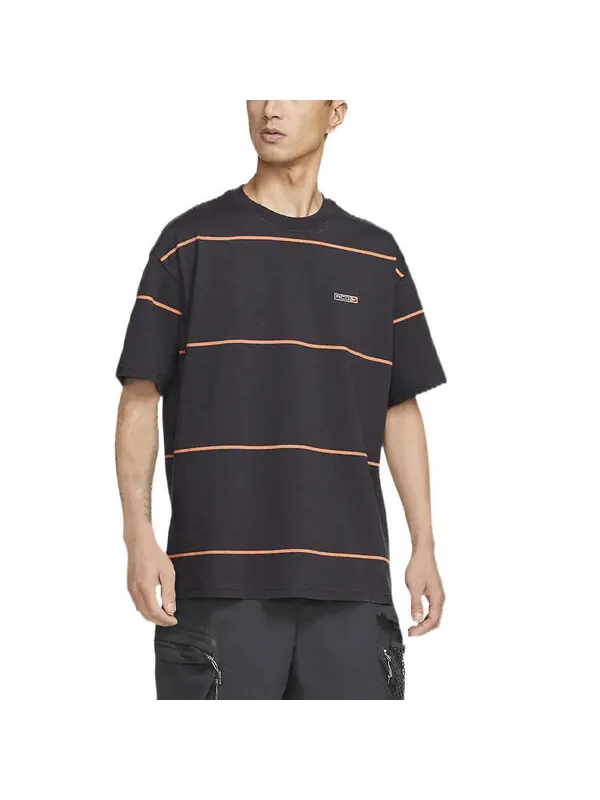 Футболка Nike SS22 ACG Stripe Round Neck Pullover Short Sleeve Gray — изображение 3 из 3, мульти
