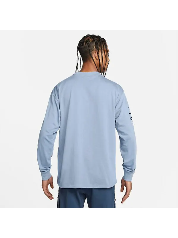 Футболка Nike ACG Long Sleeve Flower Tee 'Ashen Slate' — изображение 4 из 4, белый