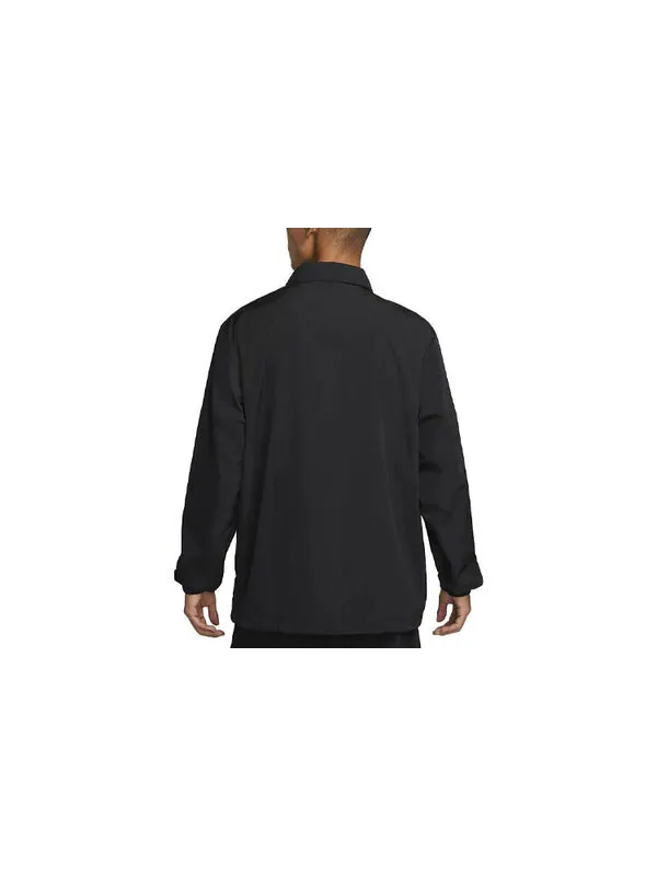 Куртка Nike Authentics Coach Jacket 'Black' — изображение 2 из 3, черный