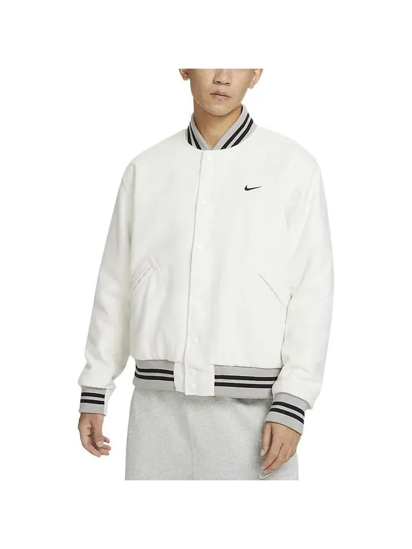 Куртка Nike Varsity Jacket 'White' — изображение 3 из 4, белый/мульти
