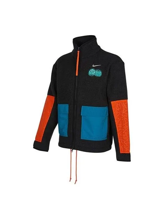 Куртка Nike CNY Chinese New Year's Edition Contrast Color Stitching Loose logo Sports Stand Collar — изображение 1 из 4