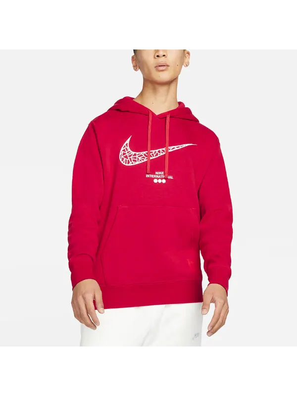 Толстовка Nike CNY Chinese New Year's Edition Logo Printing Knit Fleece Red — изображение 4 из 4, красный