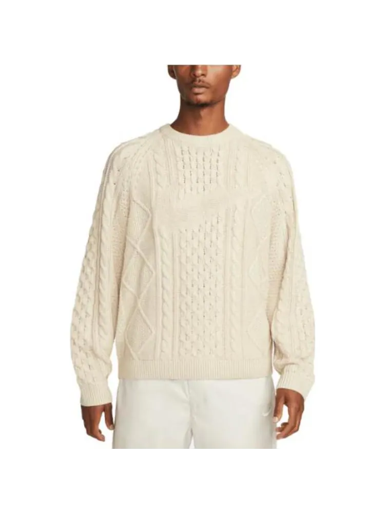 Свитер Nike Life Cable Knit Sweater — изображение 2 из 2, белый
