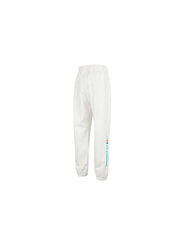 Спортивные штаны (WMNS) Nike CNY New Year's Edition Casual Pants 'White' — изображение 2 из 4, белый