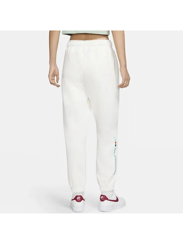 Спортивные штаны (WMNS) Nike CNY New Year's Edition Casual Pants 'White' — изображение 4 из 4, белый