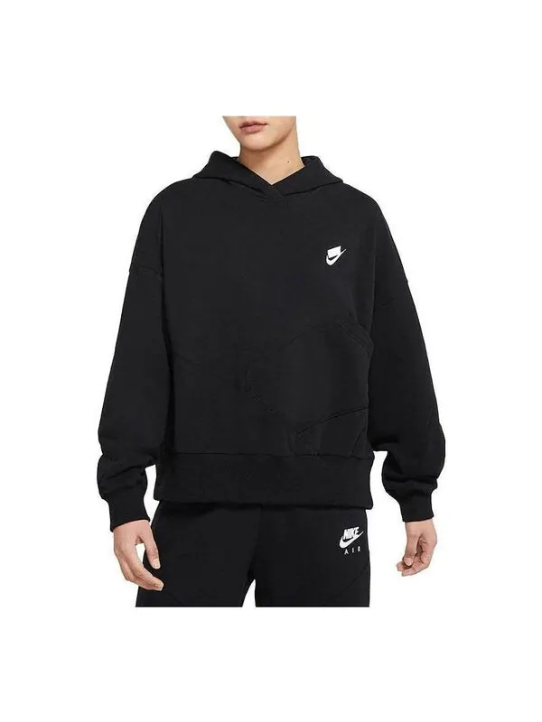 Толстовка с капюшоном swoosh толстовка с капюшоном Nike — изображение 1 из 1, черный/белый